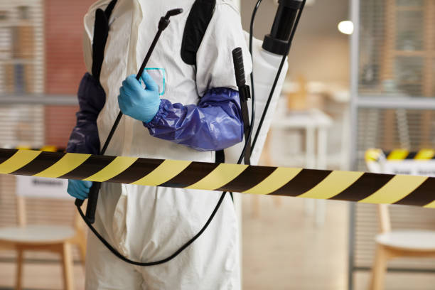 Professional Biohazard Cleanup technician working in Silver Lake, NC